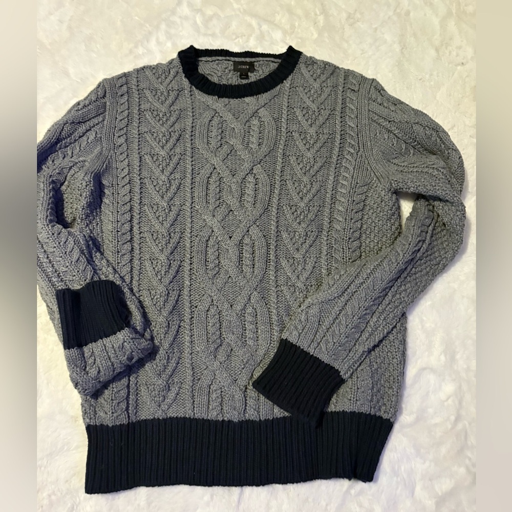 J crew cable knit Large